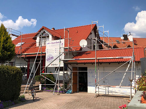 Dacheschichtung von den Profis - rotes Dach
